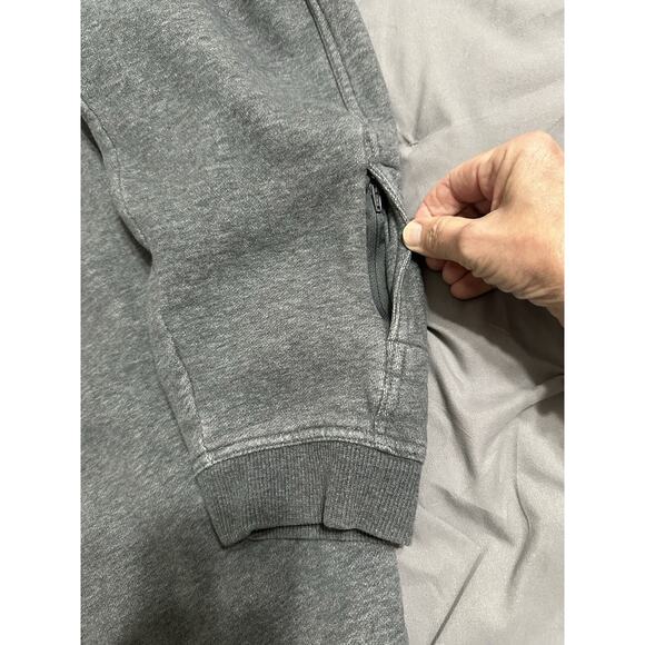 Columbia Mens Sweater 1/4 Zip Pullover Fleece Gray X-Large Heavy Winter - Picture 11 of 16